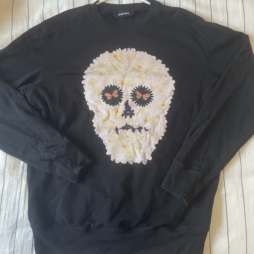 Diesel Crewneck with graphic skull print